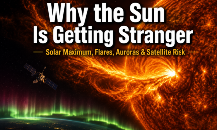 🔆  Why the Sun Is Getting Stranger: What Solar Maximum Means for Flares, Auroras, and Satellite Risk