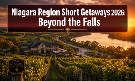 🍷  Niagara Region Short Getaways for 2026: Lesser-Known Wineries, Scenic Roads, and New Openings Beyond the Falls