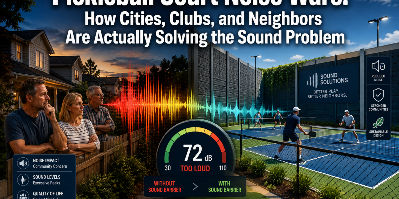 Pickleball Court Noise Wars: How Cities, Clubs, and Neighbors Are Actually Solving the Sound Problem