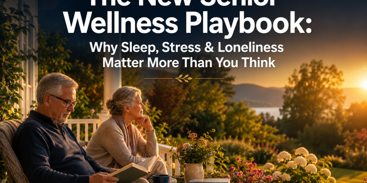 The New Senior Wellness Playbook: Why Sleep, Stress, and Loneliness Matter More Than You Think