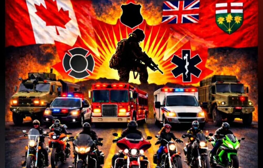 🇨🇦 Highway of Heroes Tribute Ontario Ride | Collingwood Legion