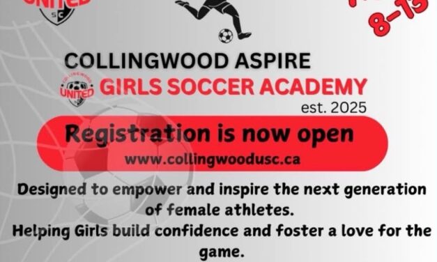 Collingwood Aspire Girls Soccer Academy | June 4th to July 23, 2026