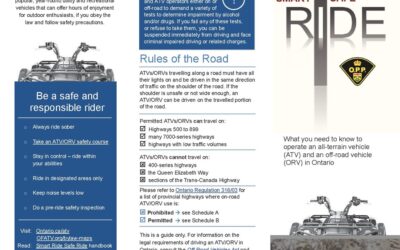OPP REMINDS ORV OPERATORS TO KNOW THE LAWS AND RIDE SAFELY