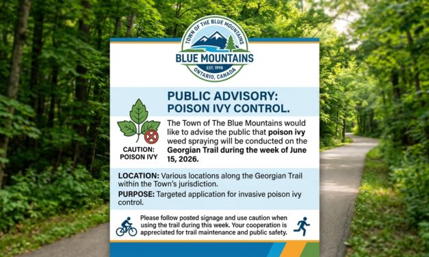Town Conducting Poison Ivy Spot Spraying on Georgian Trail – June 2026