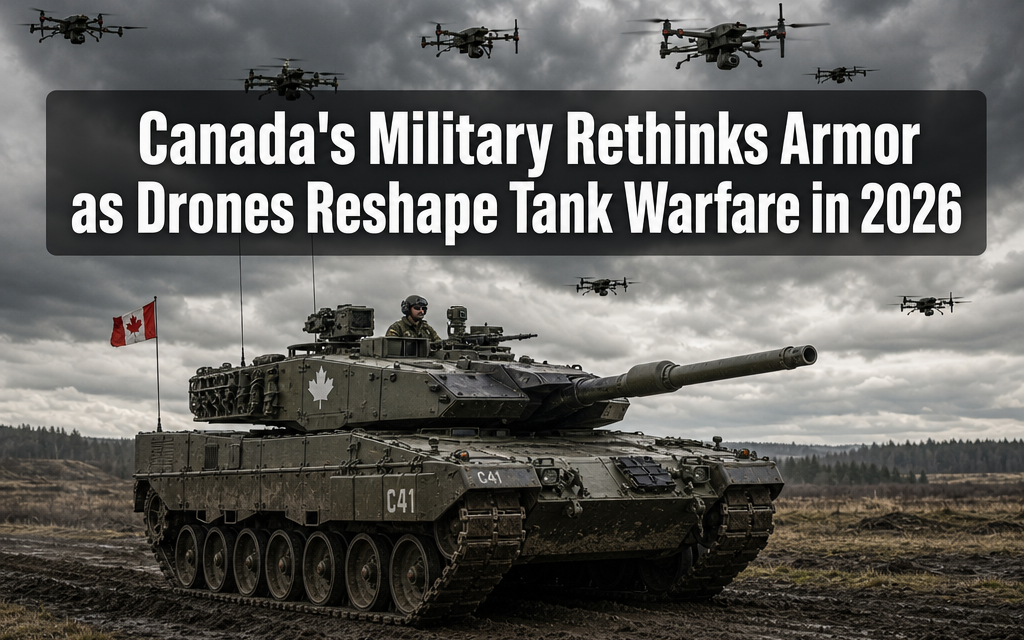Canada’s Military Rethinks Armor as Drones Reshape Tank Warfare in 2026