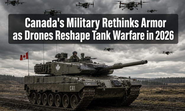 Canada’s Military Rethinks Armor as Drones Reshape Tank Warfare in 2026