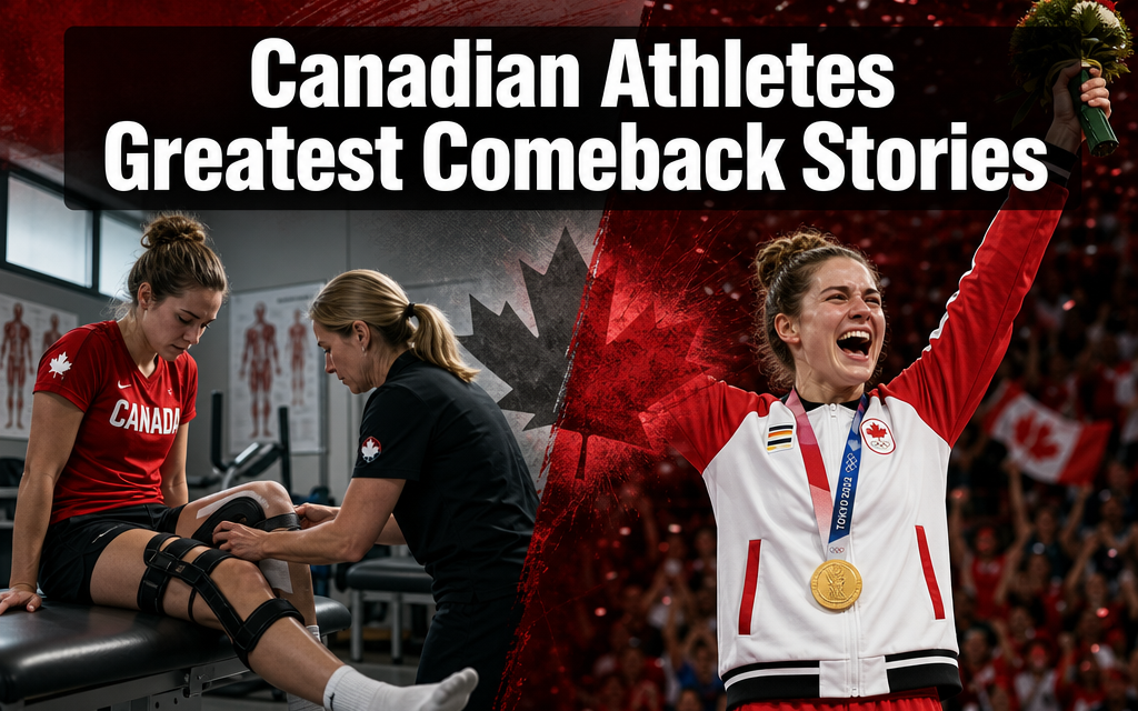🇨🇦  Canadian Athletes’ Greatest Comeback Stories: From Career-Ending Injury Scares to National Team Glory