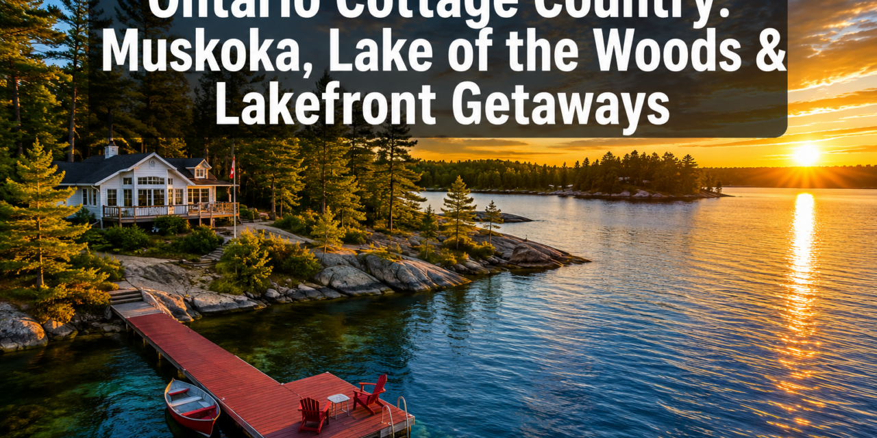 ☀️  Ontario Cottage Country: Muskoka, Lake of the Woods, and Lakefront Getaways for First-Time Visitors