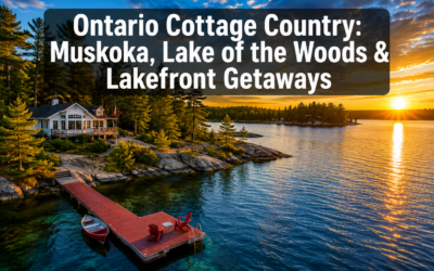 ☀️ Ontario Cottage Country: Muskoka, Lake of the Woods, and Lakefront Getaways for First-Time Visitors