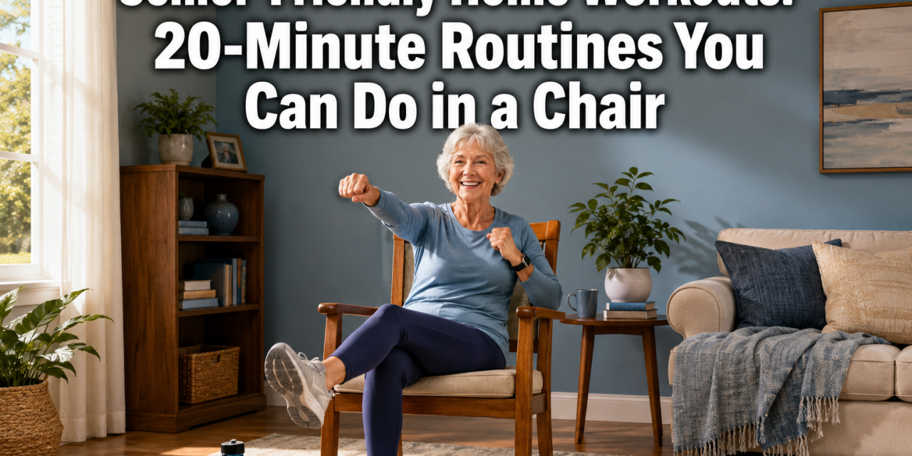 Senior-Friendly Home Workouts: 20-Minute Routines You Can Do in a Chair