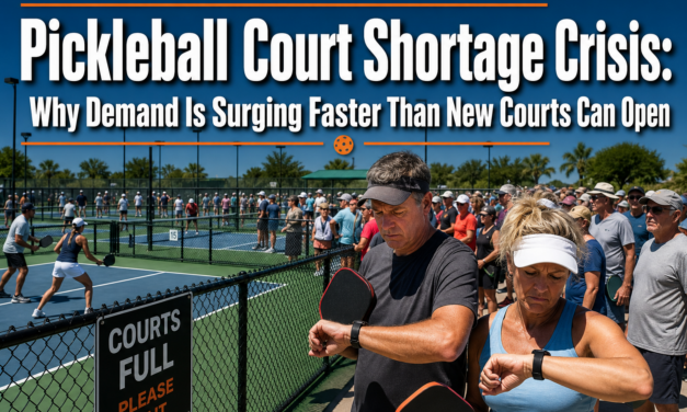 Pickleball Court Shortage Crisis: Why Demand Is Surging Faster Than New Courts Can Open