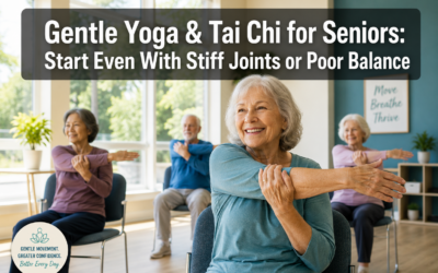 🧘♀️ Gentle Yoga and Tai Chi for Seniors: How to Start When You Have Stiff Joints or Poor Balance