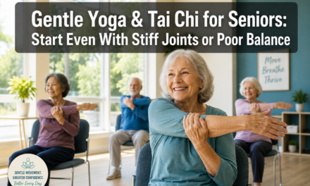 🧘♀️ Gentle Yoga and Tai Chi for Seniors: How to Start When You Have Stiff Joints or Poor Balance