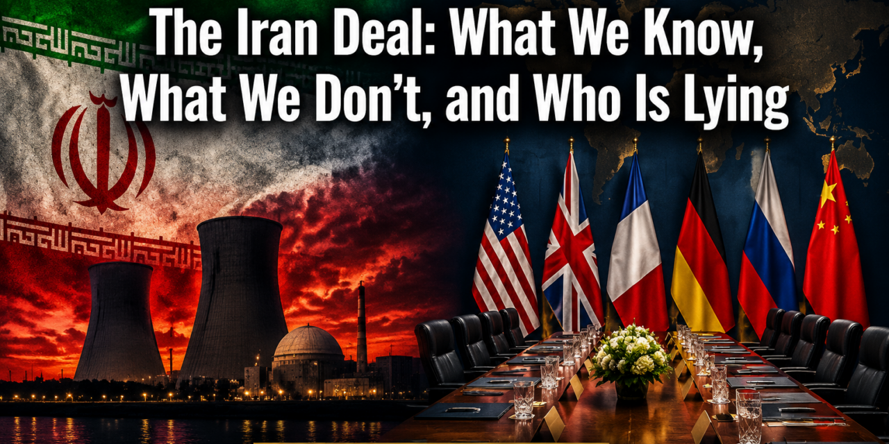 The Iran Deal: What We Know, What We Don’t, and Who Is Lying AGAIN??? | LOL, kinda says “The 🇨🇦”