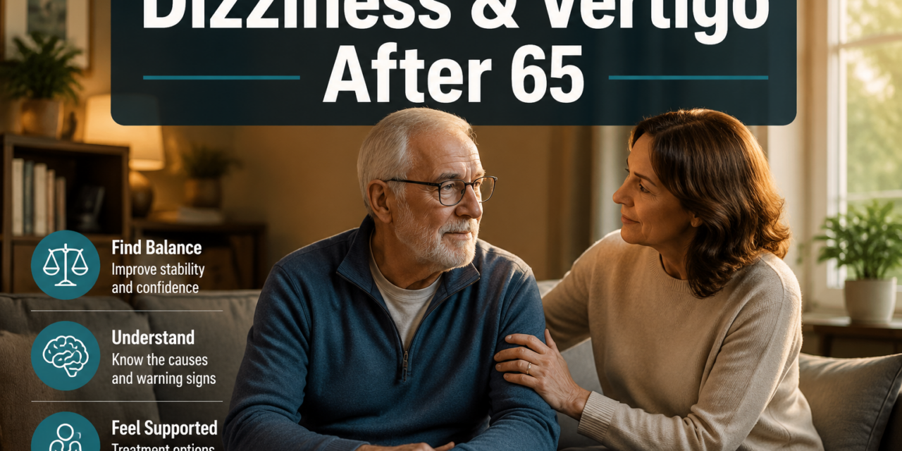 🎯  Dizziness and Vertigo After 65: Common Causes, Home Safety Tips, and When It’s an Emergency