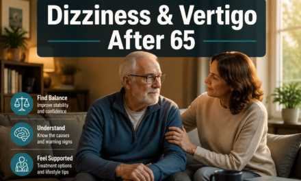 🎯  Dizziness and Vertigo After 65: Common Causes, Home Safety Tips, and When It’s an Emergency