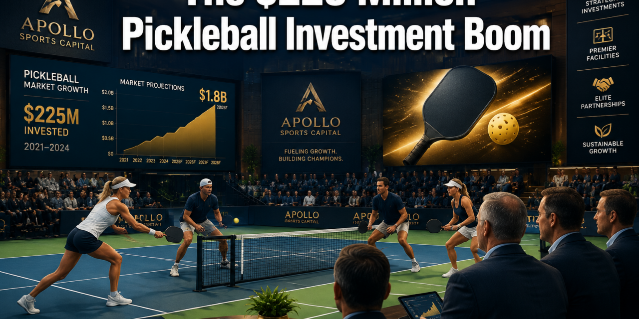 The $225 Million Pickleball Investment Boom: What Apollo’s Deal Means for Pro Tours, Players, and Fans