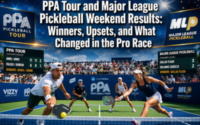 PPA Tour and Major League Pickleball Weekend Results: Winners, Upsets, and What Changed in the Pro Race