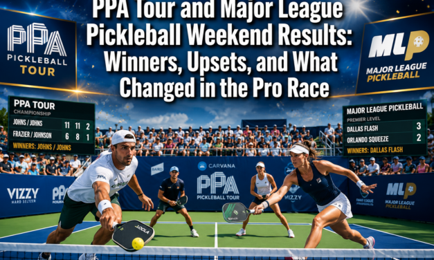 PPA Tour and Major League Pickleball Weekend Results: Winners, Upsets, and What Changed in the Pro Race