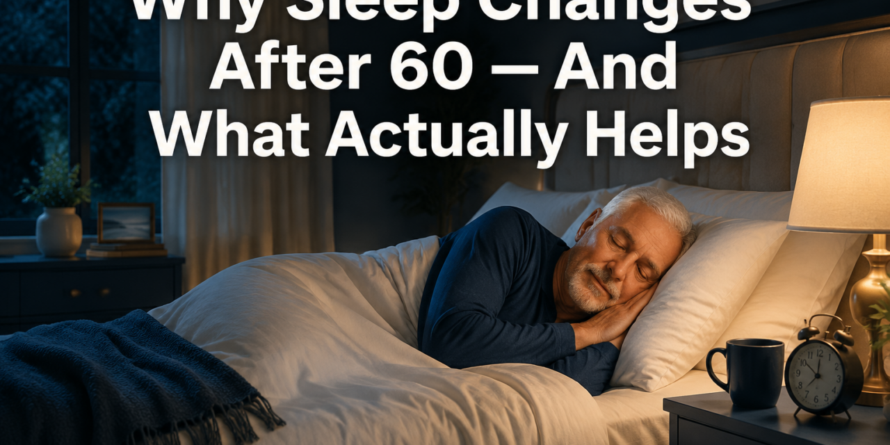 ☀️  Sleep Quality in Seniors: Why Rest Changes After 60 and What Actually Helps You Sleep Better
