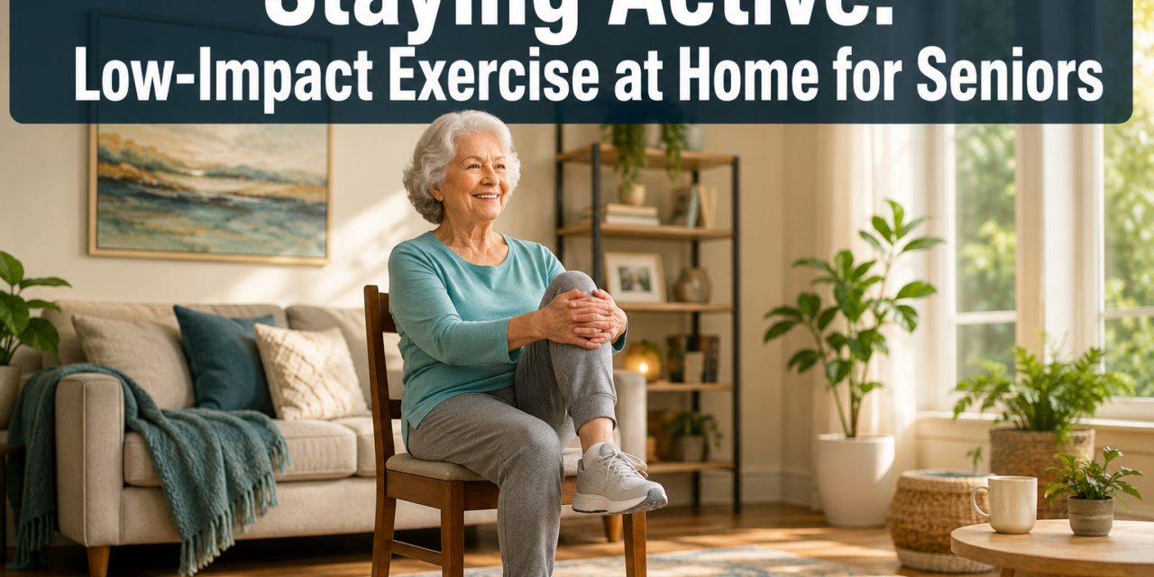 🚶🏻♂️Staying Active: Low-Impact Exercise Programs Seniors Can Do at Home