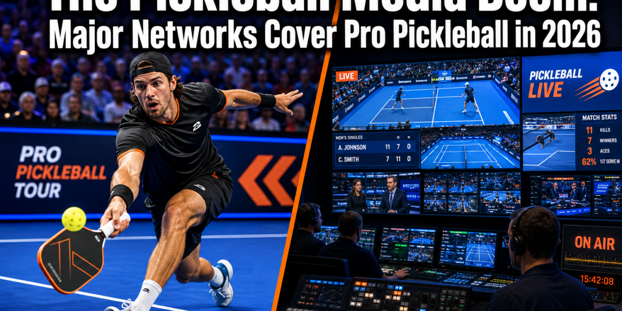 The Pickleball Media Boom: How Major Networks Are Covering Pro Pickleball in 2026