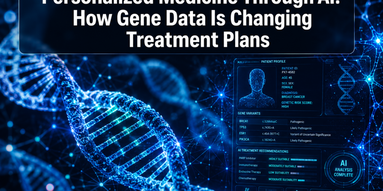 Personalized Medicine Through AI: How Gene Data Is Changing Treatment Plans