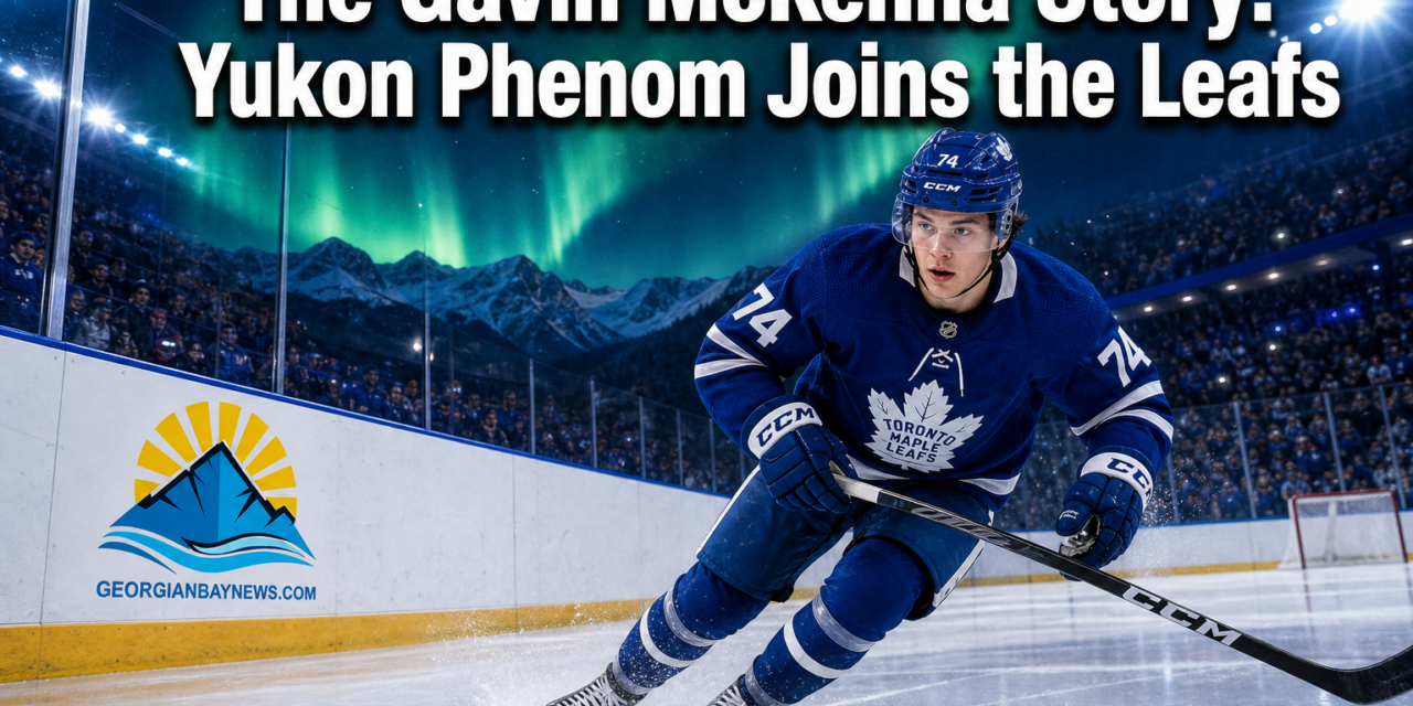 The Amazing Story of Gavin McKenna, the 18 Year Old Yukon Hockey Phenom Who Joins the Toronto Maple Leafs