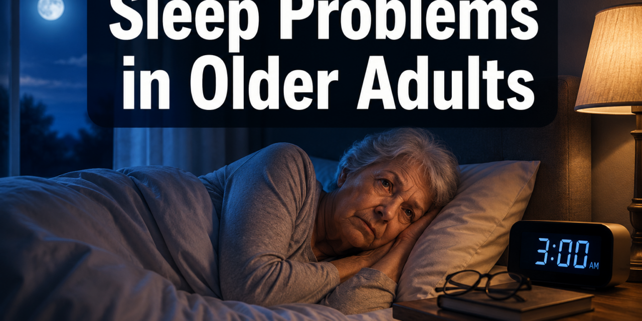 Sleep Problems in Older Adults: The Most Common Causes, What Helps, and When to Ask for Medical Advice