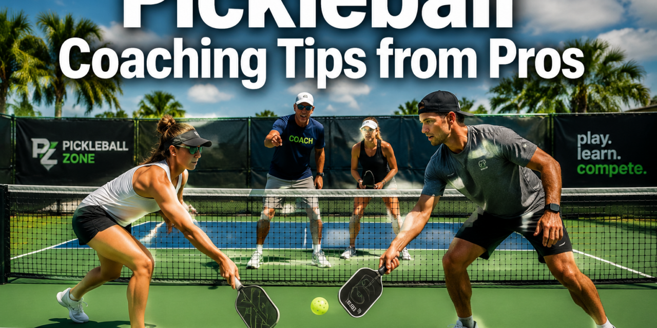 🎯  Pickleball Coaching Tips from Pros: Drills, Tactics, and Mindset Lessons You Can Use in Your Local League