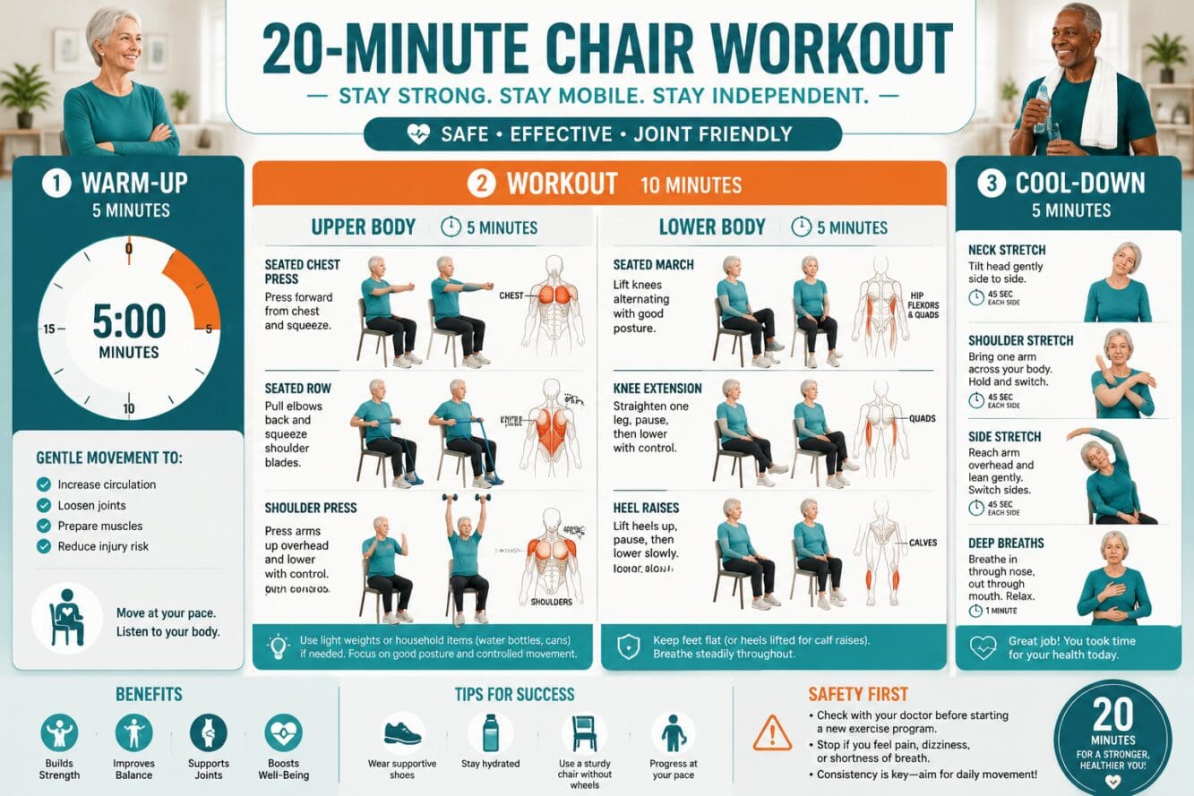 What Are the Best Chair Exercises for Seniors with Limited Mobility