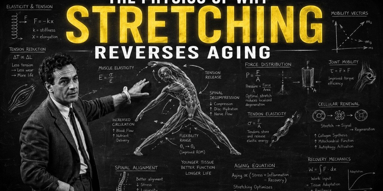 🏃♀️ The Physics of Why STRETCHING Reverses Aging