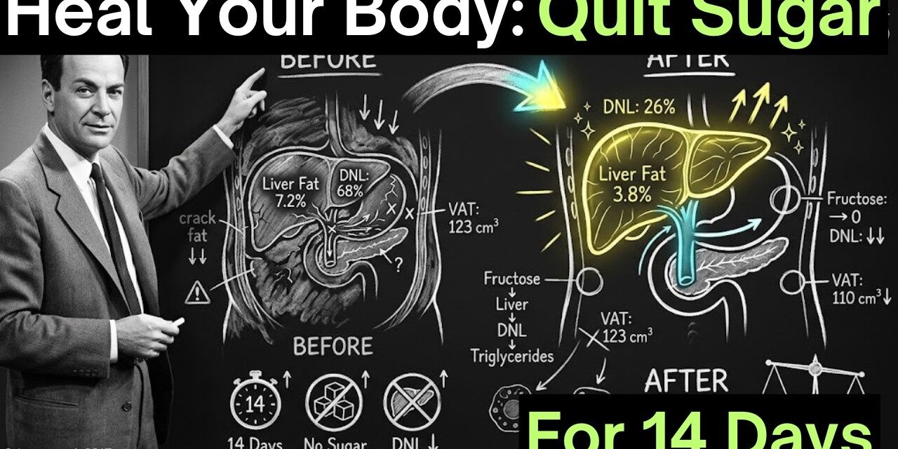 🍭 What 14 Days Without Sugar Does to Your Brain, Liver, Heart, and Skin