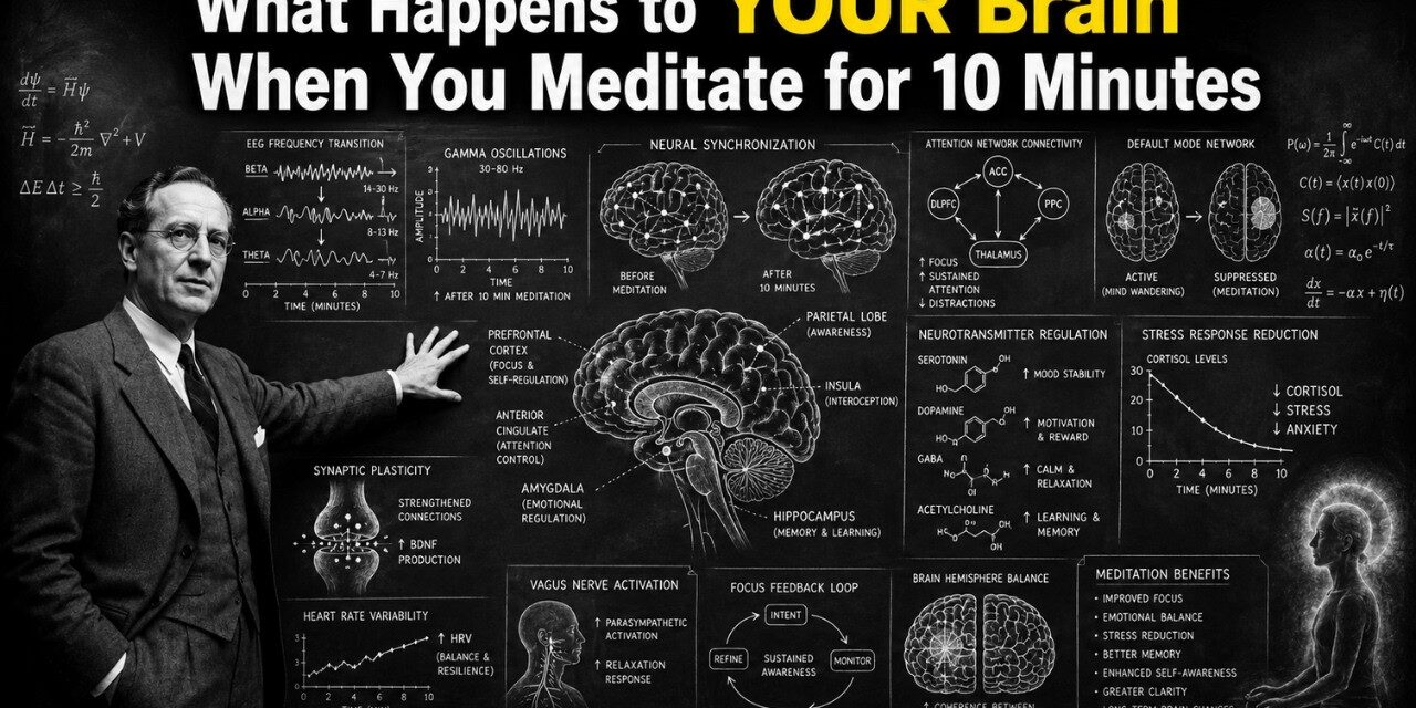 🧠  What Happens to YOUR Brain When You Meditate for 10 Minutes