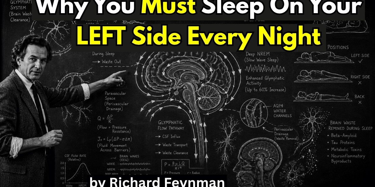 💯  Why Sleeping on Your LEFT Side Changes Your Brain’s Cleansing Cycle