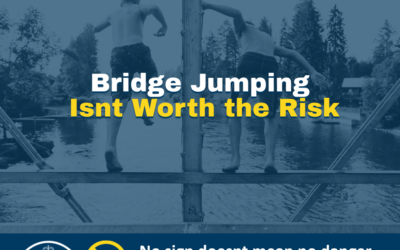 ✅  OPP REMINDS PUBLIC OF THE DANGERS OF JUMPING FROM BRIDGES INTO WATERWAYS