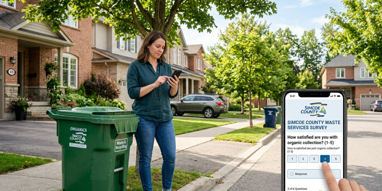 ✅  County of Simcoe Launches Survey on Food Waste and Green Cart Use