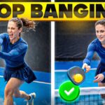 ✅  She Hits Everything Hard Until I Show Her This | Cliff Pickleball