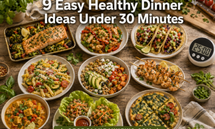 🍛  9 Easy Healthy Dinner Ideas for Busy Weeknights: Quick Recipes Under 30 Minutes