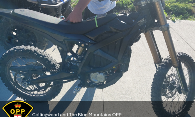 🔋  COLLINGWOOD OPP AND SAVE TEAM CONDUCT ENFORCEMENT OF OFF-ROAD ELECTRIC DIRT BIKES