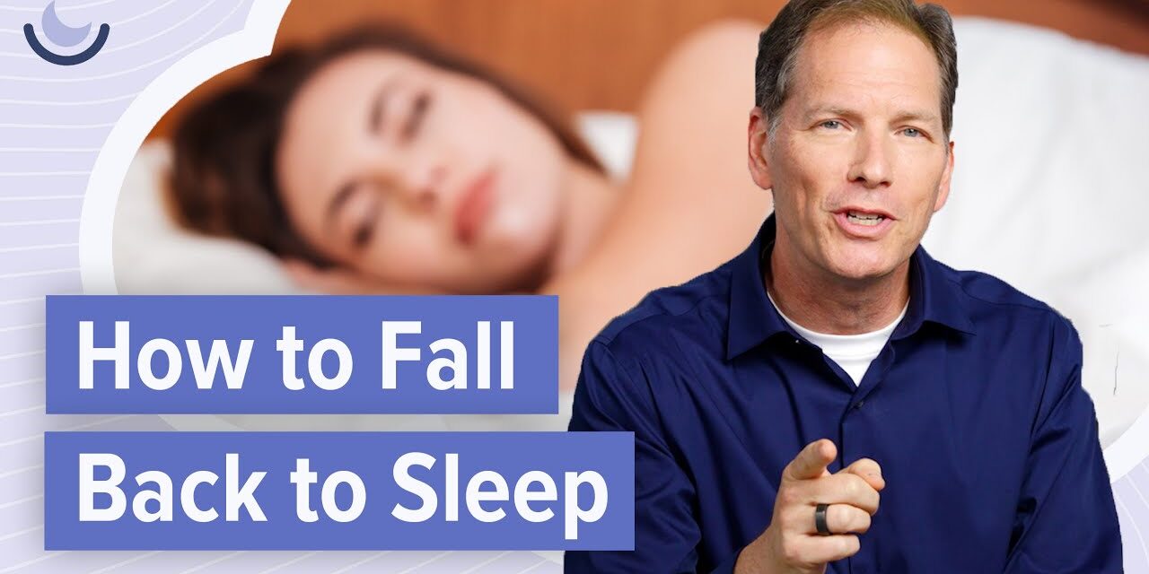 💤  How to FALL BACK ASLEEP in the middle of the night | Sleep Doctor