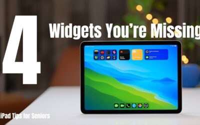 ✅  iPad Tips for Seniors: 3 Widgets You’ve Never Used (+ a Secret Siri Widget)