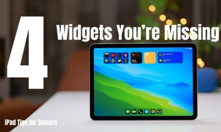 ✅  iPad Tips for Seniors: 3 Widgets You’ve Never Used (+ a Secret Siri Widget)