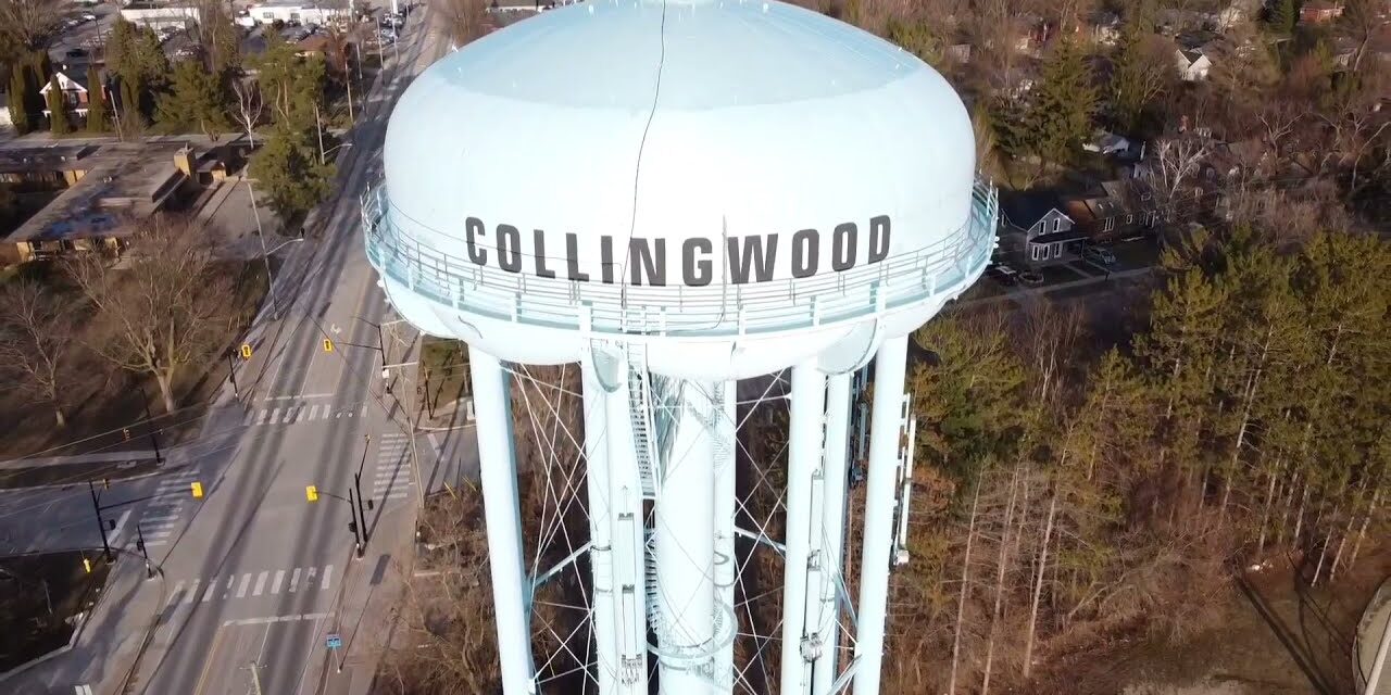 COLLINGWOOD MAN ARRESTED AND CHARGED AFTER CLIMBING WATER TOWER