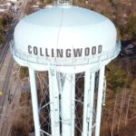 COLLINGWOOD MAN ARRESTED AND CHARGED AFTER CLIMBING WATER TOWER 