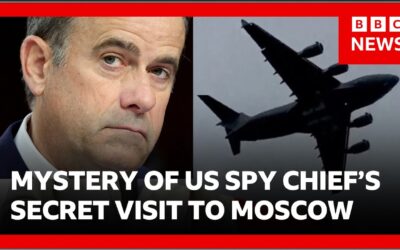 🇺🇸🚨💰   Mystery of US spy chief’s secret visit to Moscow | BBC News