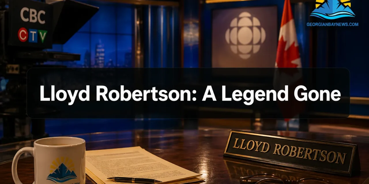 ❤️  Lloyd Robertson, the Legendary Canadian News Broadcaster and Former Anchor at CBC and CTV, Has Died at 92