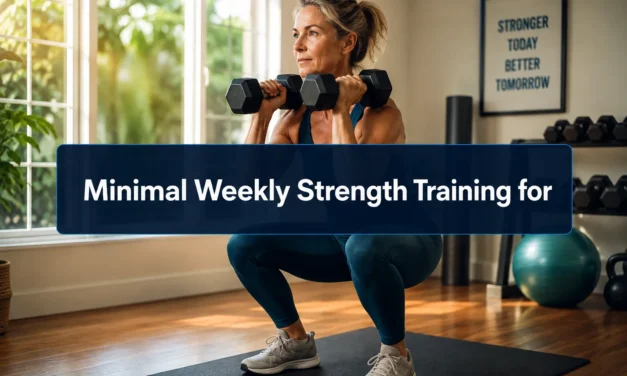 ✅  Minimal Weekly Strength Training for Longevity: The 2-Hour Plan That Delivers Big Health Returns