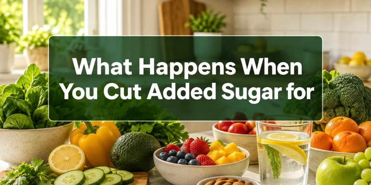 🍰  What Happens When You Cut Added Sugar for 14 Days?