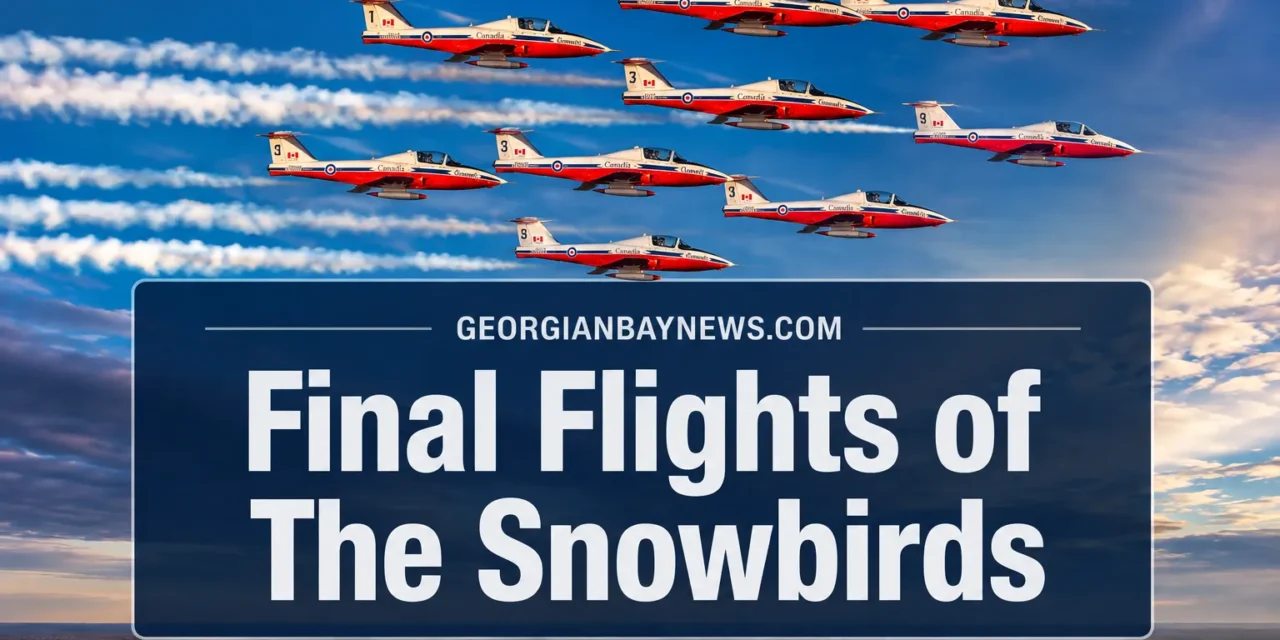 🇨🇦  The Final Flights of The Snowbirds: Canada’s Beloved Aerobatic Team Lands for the Last Time